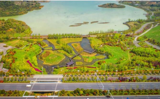 海绵城市湿地公园开园运营