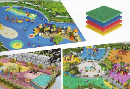 EPDM透气型运动场地